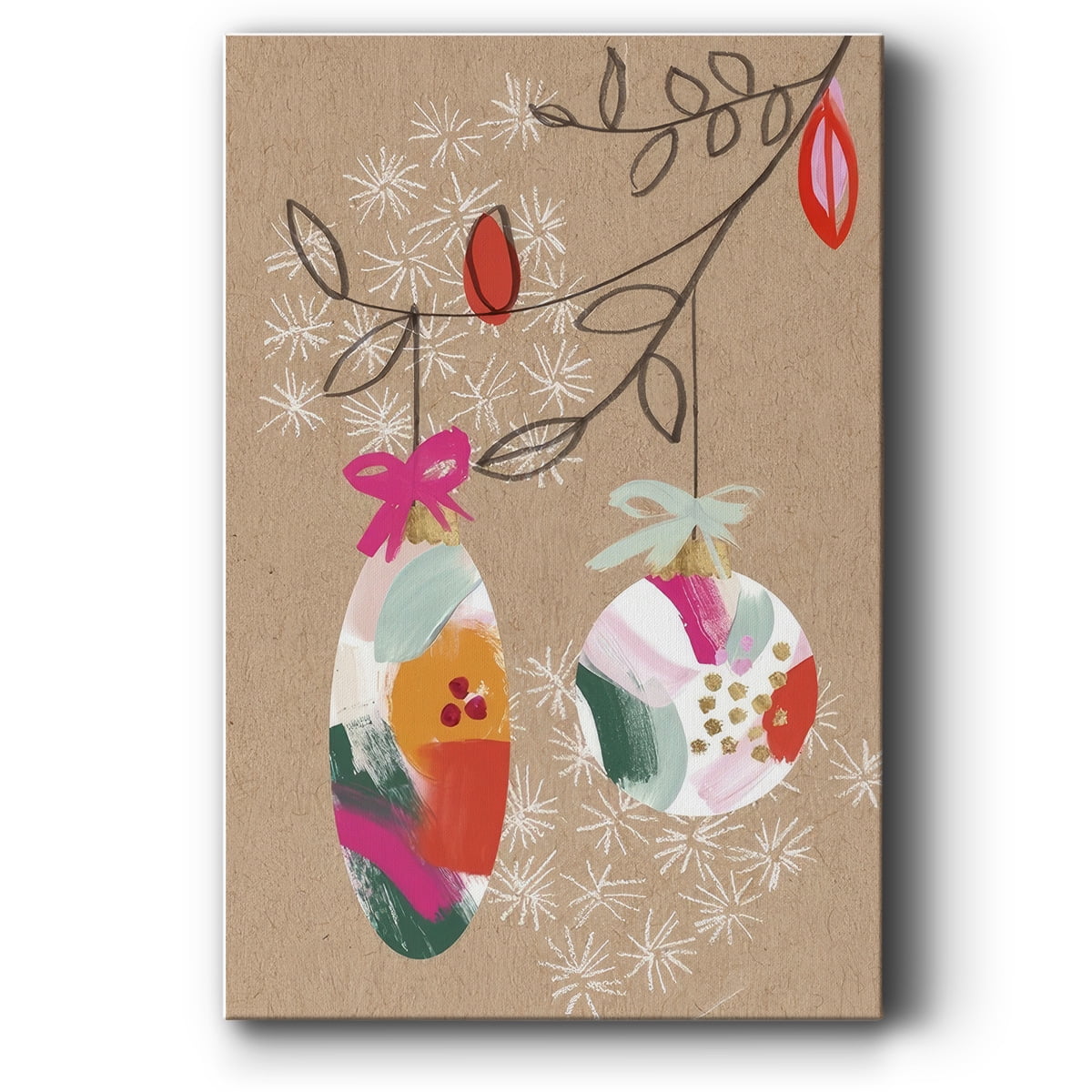 Crafty Christmas Collection B- Gallery Wrapped Canvas