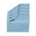 thumbnail image 1 of Crafty Cloth | 100% Bamboo Butt Cloths | Pack 4 | Rear-End Washcloth Set | (Blue, Without Embroidery), 1 of 5