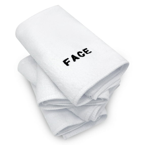 Crafty Cloth INC Crafty Cloth Face Cloths, Reusable Microfiber Facial Washcloths, Highly Absorbent Cleansing Washcloth Towel, Remover Towels, 12inch x 12inch, Set of 4