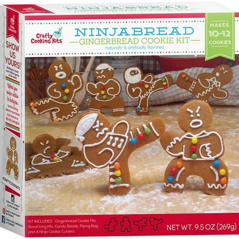 Crafty Cooking Kits Ninjabread Cookie Kit - Ninja Baking Cookies