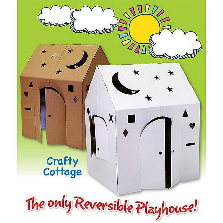 Cardboard playhouse walmart sale