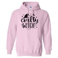thumbnail image 1 of Crafty Witch Hoodie Sweatshirt Unisex 3X-Large Pink, 1 of 5