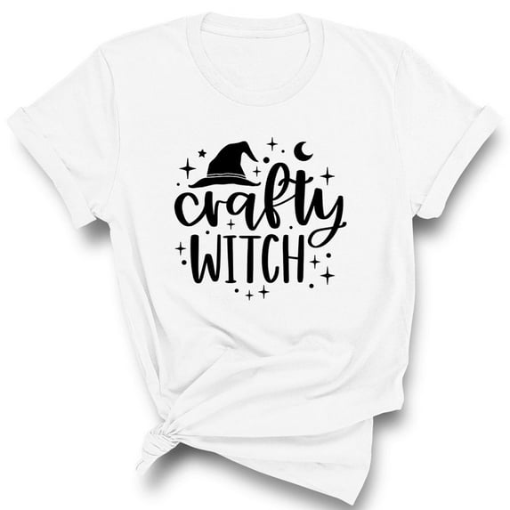 Crafty Witch Shirt Unisex Large White