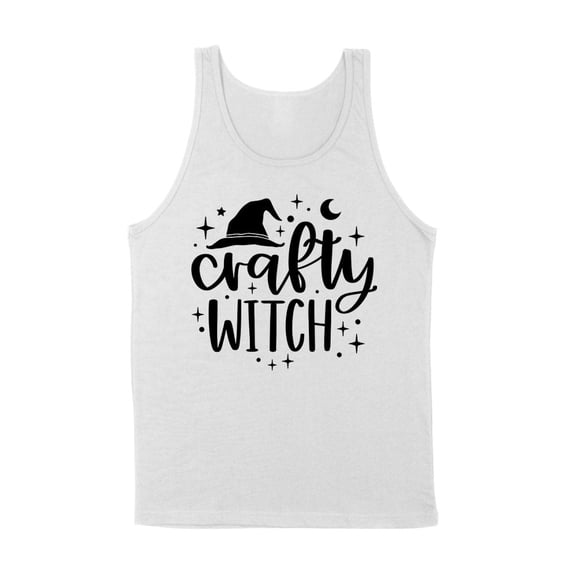 Crafty Witch Tank Top Unisex 2X-Large White