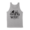 thumbnail image 1 of Crafty Witch Tank Top Unisex Medium Grey, 1 of 5