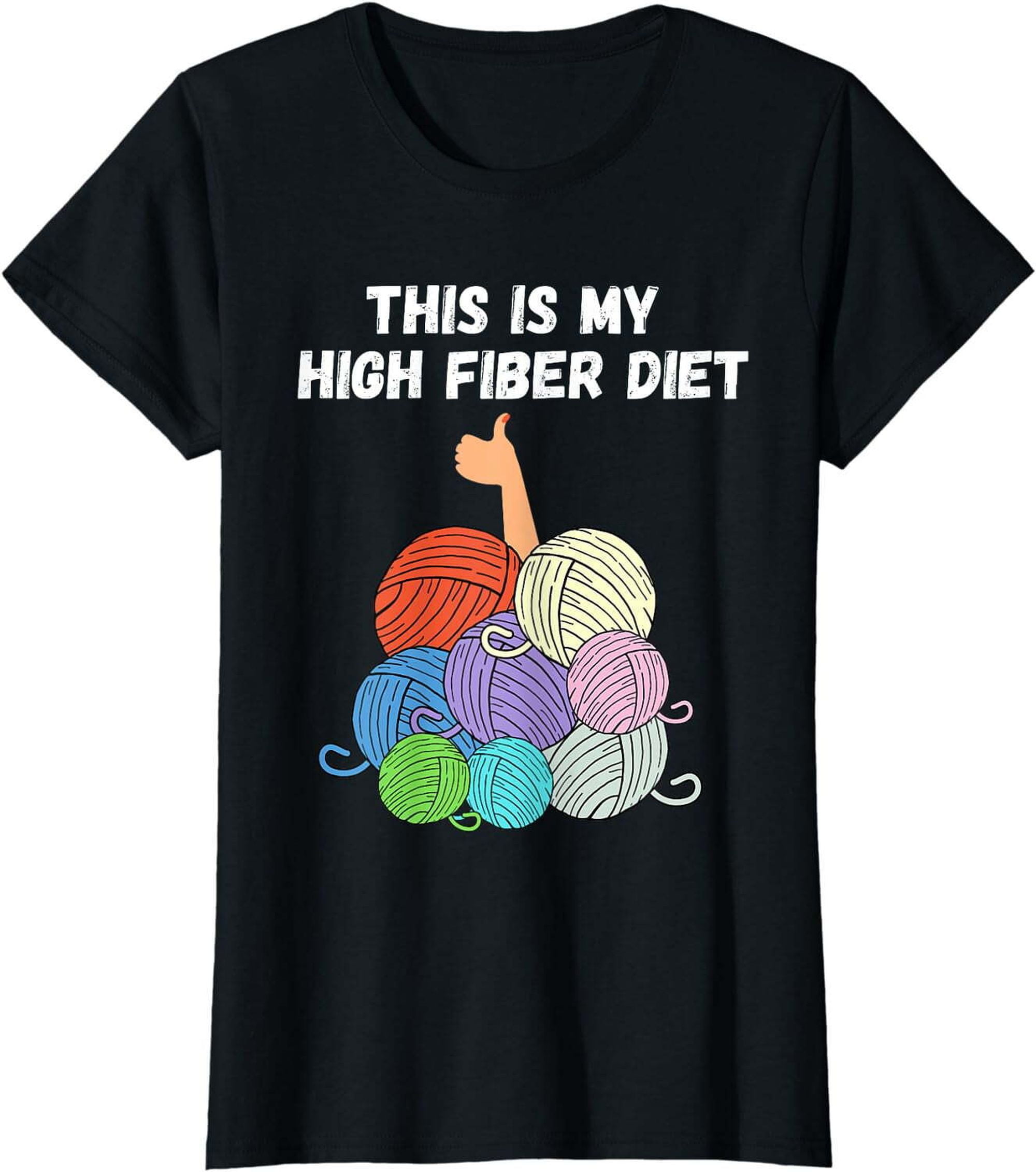 Crafty Women's Funny Knitting TShirt Hilarious Crochet Quote Tee