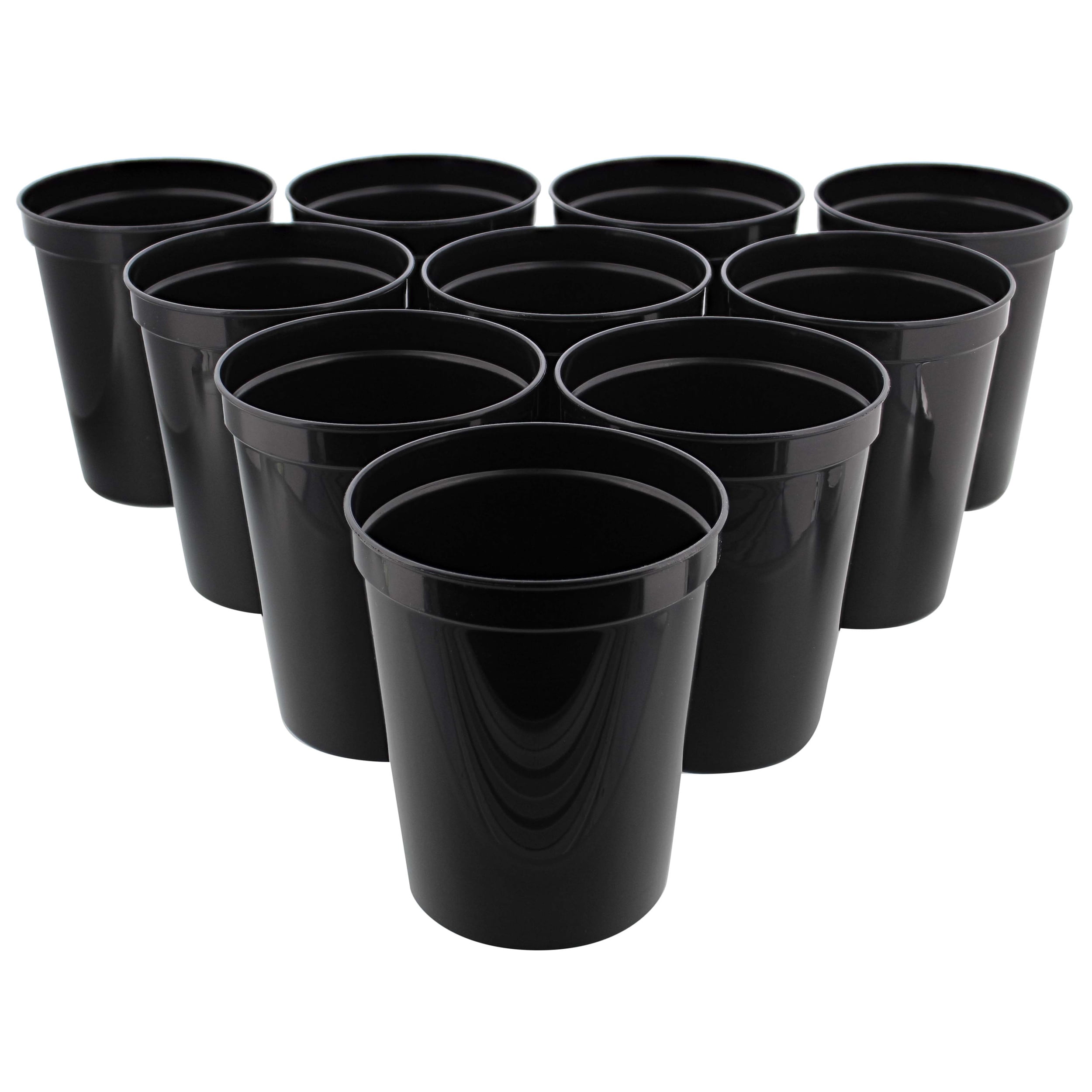 CraftyBook Customizable Plastic Cups, 10pk - 16oz Blank Reusable Plastic  Cups