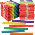 thumbnail image 1 of CraftySticks- 1000 Pack 4.5 Inch Multi-Color Popsicle Sticks for Crafts, Colored Wooden Craft Sticks for Kids Crafts, STEM Basics and DIY, 1 of 4