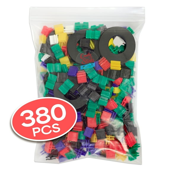 CraftySticks, Connector Clips for Craft Sticks and Popsicle Sticks for STEM Learning Supplies, Wholesale Supplies for Schools