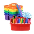 thumbnail image 1 of Craftybook Colorful 6Pk Classroom Art And Utility Caddy Organizer With Handles, 1 of 5