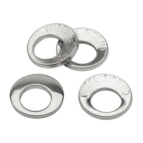 Cragar A-27225-4 Offset Hole Washer, Chrome, 4 Pack