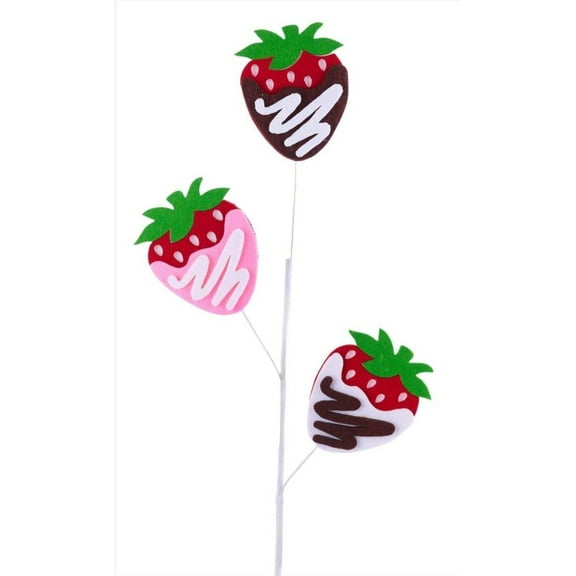 Craig Bachman 28" Chocolate Dipped Strawberries Floral Spray