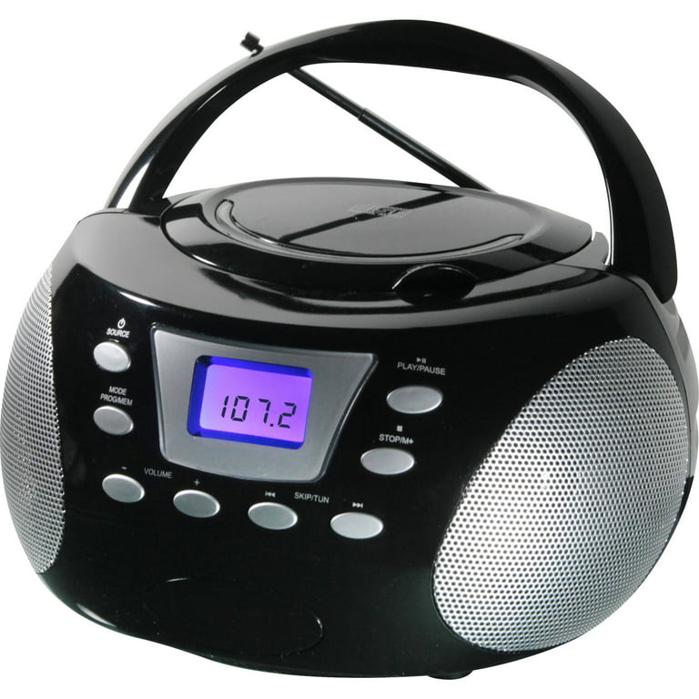Lecteur CD radio FM programmable portable