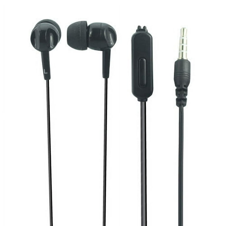Craig CHP4822 Earbuds with Microphone in Black Ear Buds Wired