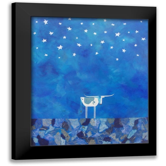 Craig, Casey 12x14 Black Modern Framed Museum Art Print Titled - Stars at Night
