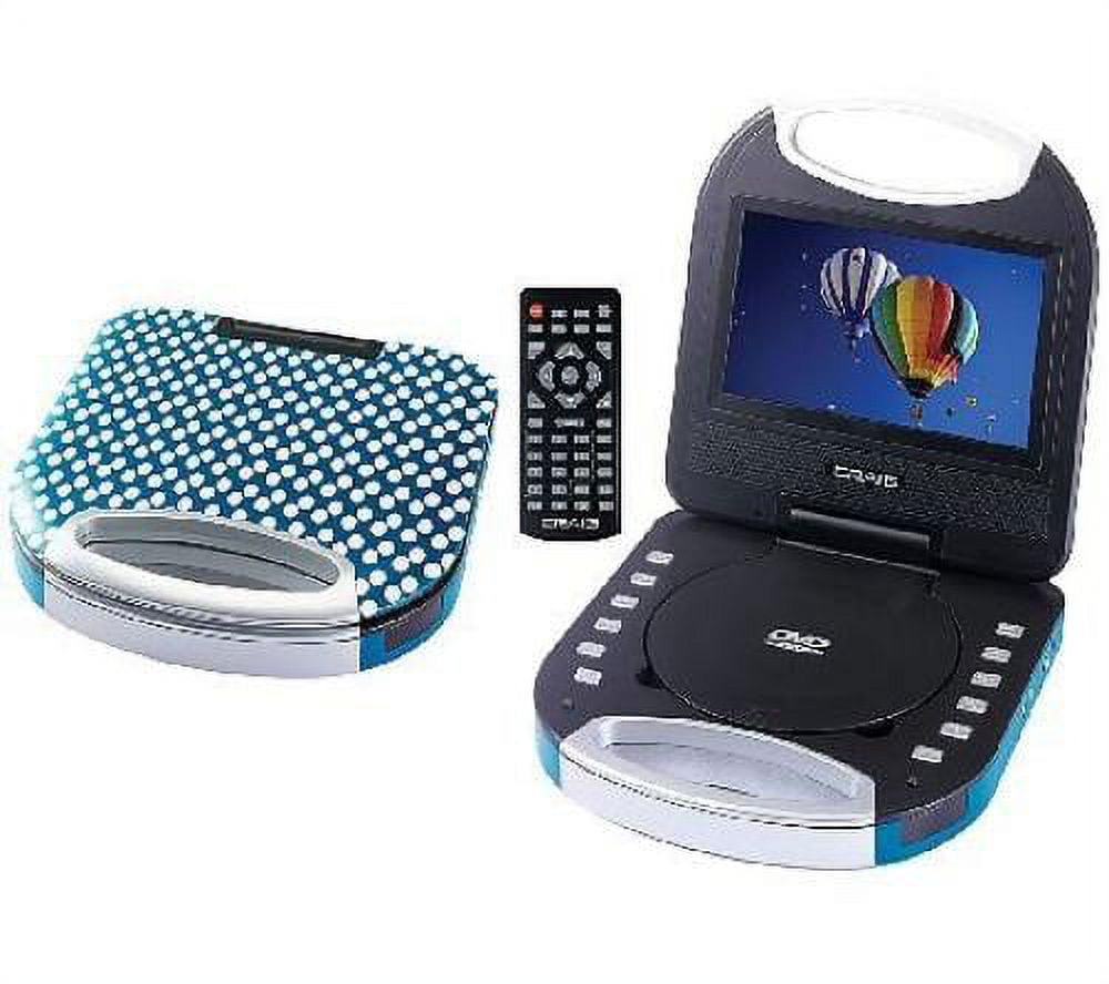 Craig Ctft750pu Purple 7Inch Screen Portable Dvd Cd Player