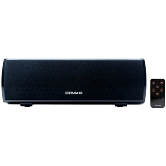 Craig Electronics CHT913 Bluetooth Stereo Speaker Bar, 12In., Color