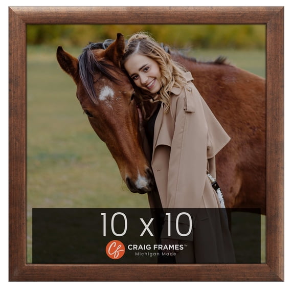 Craig Frames 10x10 Rustic Copper Picture Frame
