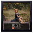 thumbnail image 1 of Craig Frames 10x11 Picture Frame - Black Style 1"WB3 1 Inch MDF Moulding - Wall Display Frame for Art, Posters, or Photos, 1 of 5