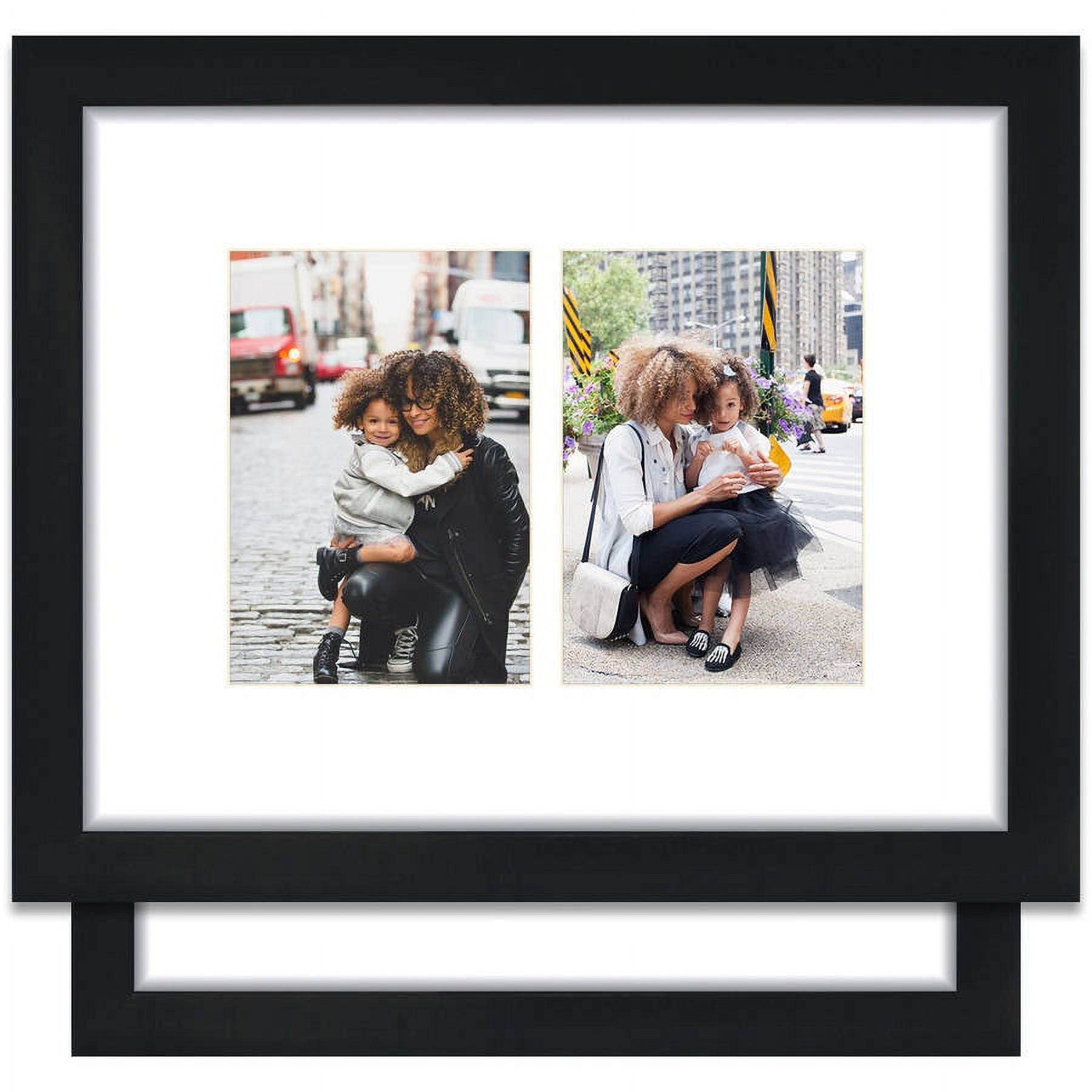 Matted Picture Frame With 8x10 Opening and 2 Border - Craig Frames