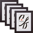 thumbnail image 1 of Craig Frames 11x17 inch Brazilian Walnut Brown Picture Frame Matted for a 8x12 Photo, Set of 4, 1 of 5