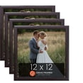 thumbnail image 1 of Craig Frames 12 x 12 inch Picture Frame Brazilian Walnut Brown, Set of Four, 1 of 5