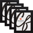 thumbnail image 1 of Craig Frames 16x22 Picture Frame - Black Style 76808-704 1.25 Inch MDF Moulding - Wall Display Frame for Art, Posters, or Photos, 1 of 5