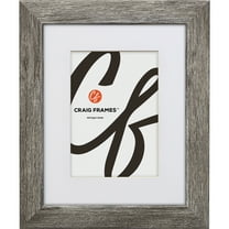 Craig Frames 20x24 inch Gray Barnwood Picture Frame Matted for a 16x20 Photo