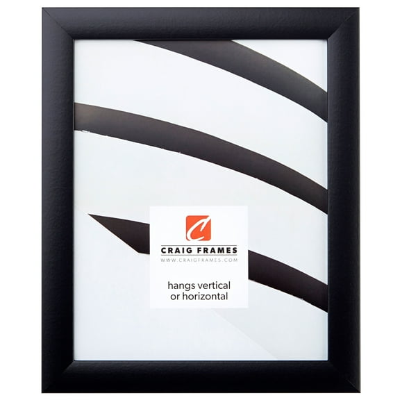 Craig Frames 20x27 Picture Frame - Black Style 1"WB3 1 Inch MDF Moulding - Wall Display Frame for Art, Posters, or Photos