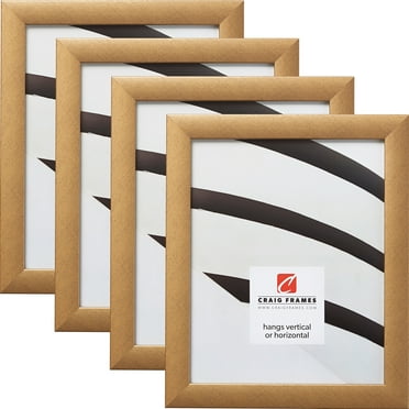 Craig Frames 23247006 10 x 12 Inch Picture Frame, Distressed Gold, Set of 4