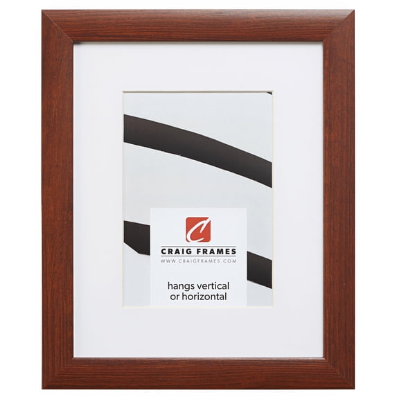 Craig Frames 23247616 24x36 inch Walnut Brown Picture Frame Matted for a 20x30 Photo