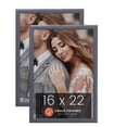 thumbnail image 1 of Craig Frames 23247635 16 x 22 Inch Picture Frame, Grey, Set of 2, 1 of 7