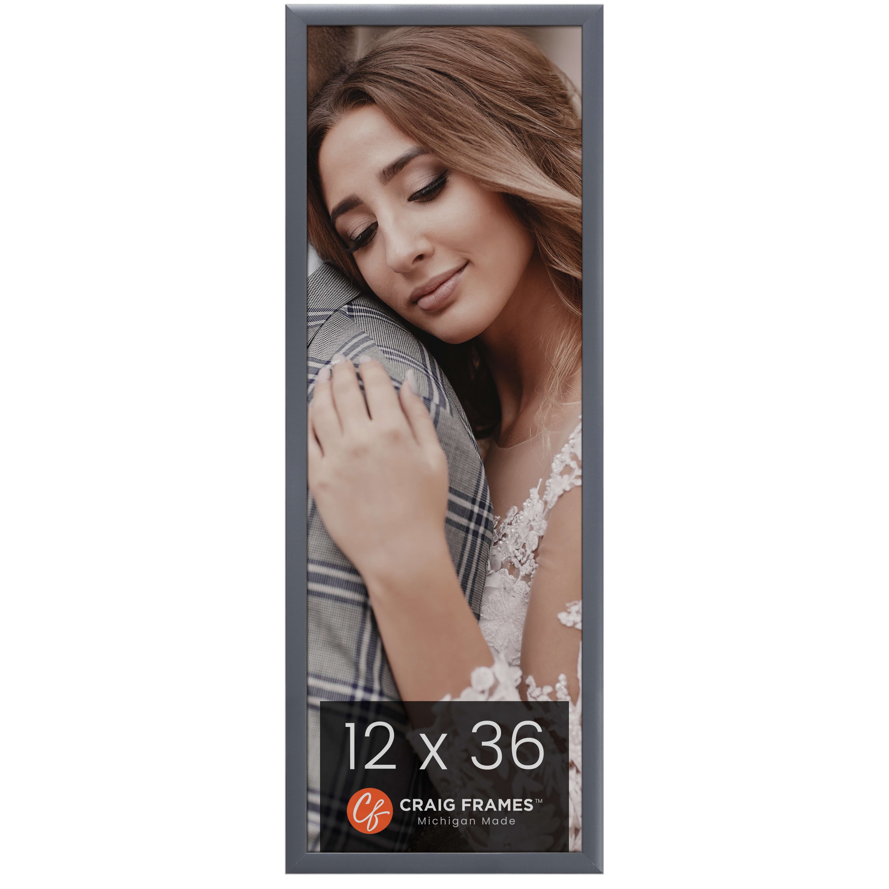 Craig Frames 23247635 Picture Frame 12x36 inch Grey Walmart com