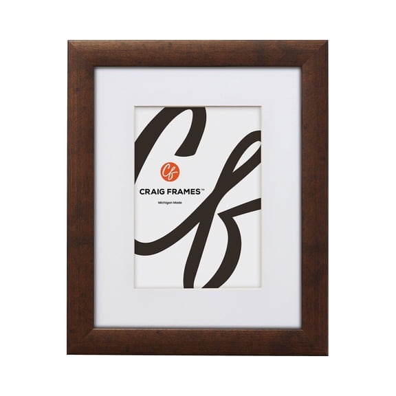 Craig Frames 23247881 8x10 inch Rustic Copper Picture Frame Matted for a 5x7 Photo