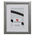 thumbnail image 1 of Craig Frames 23247944 14x22 inch Scratched Silver Picture Frame Matted for a 11x17 Photo, 1 of 4