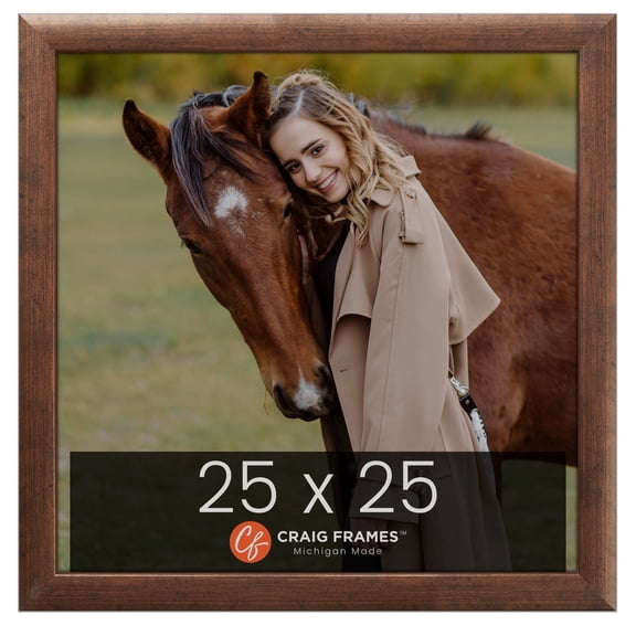 Craig Frames 25x25 Rustic Copper Picture Frame