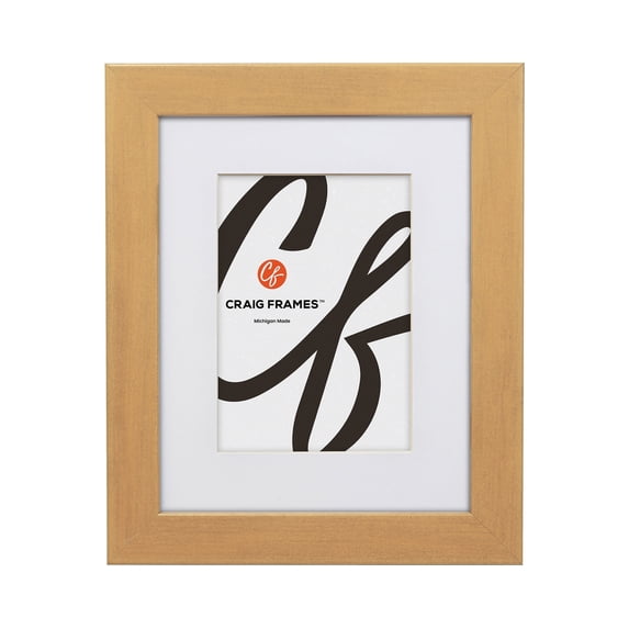 Craig Frames 30x36 inch Gold Picture Frame Matted for a 24x30 Photo