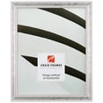 thumbnail image 1 of Craig Frames 314WH, 12x18 inch Ornate Picture Frame, White and Silver, 1 of 7