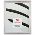thumbnail image 1 of Craig Frames 314WH, 8x12 inch Ornate Picture Frame, White and Silver, 1 of 7