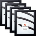 thumbnail image 1 of Craig Frames 4x10 Black Picture Frame 1-Inch Wide Smooth Black Gallery Rounded Moulding, Pack of 4, 1 of 5
