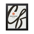 thumbnail image 1 of Craig Frames 7171610BK Wood Grain Finish 15x21 Picture/Poster Frame, 0.825-Inch Wide, Solid Black, 1 of 5