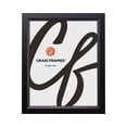 thumbnail image 1 of Craig Frames 7171610BK Wood Grain Finish 21x35 Picture/Poster Frame, 0.825-Inch Wide, Solid Black, 1 of 5