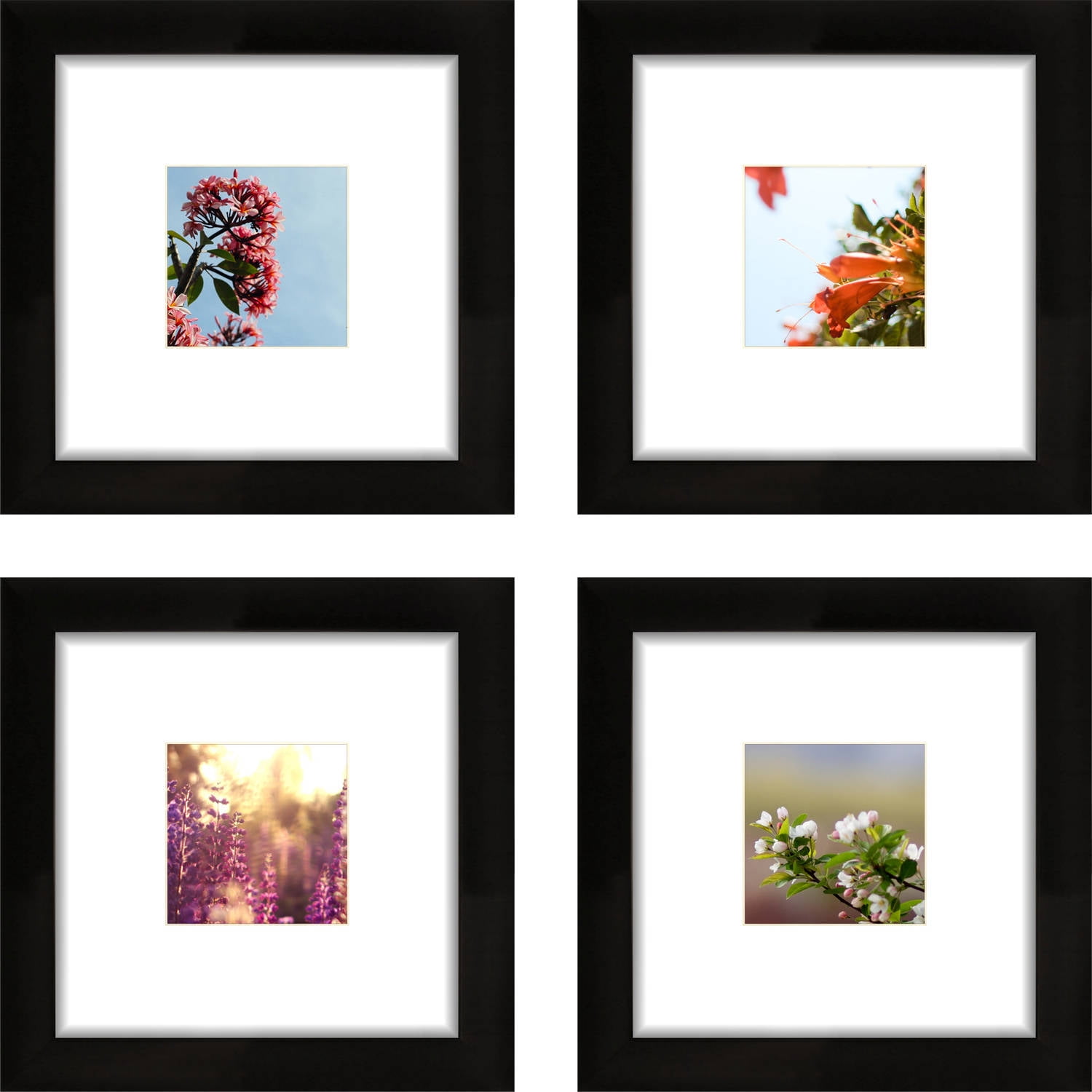 3 Opening 4x6 Rectangular Collage Frame with 2 Mat - Craig Frames