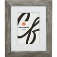 thumbnail image 1 of Craig Frames 8x10 inch Gray Barnwood Picture Frame Matted for a 5x7 Photo, 1 of 5