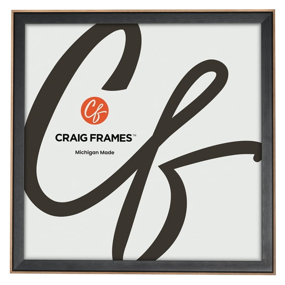 Craig Frames Acoustic, 12x12 Picture Frame, Forest Black