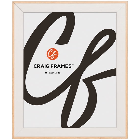 Craig Frames Acoustic, 22x30 Picture Frame, Classic White