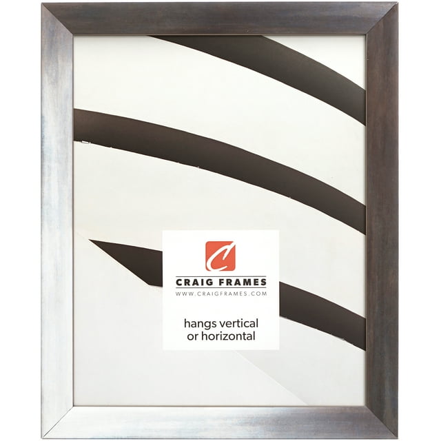 Craig Frames Alloy, 12x18 inch Picture Frame, Gunmetal