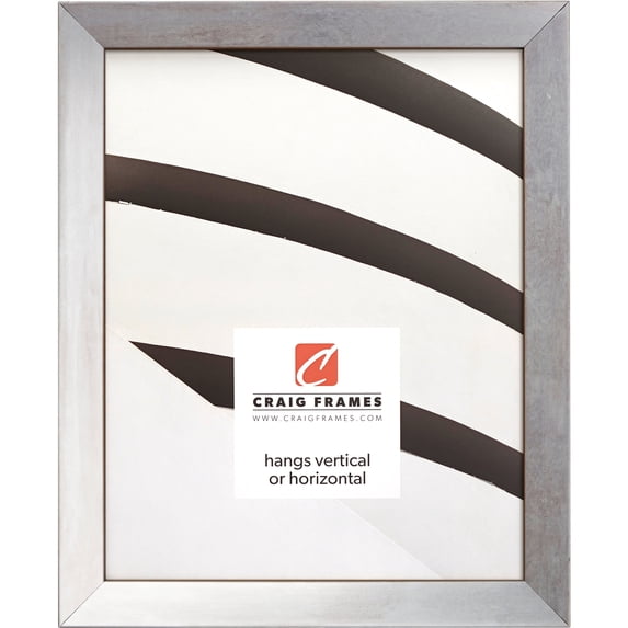 Craig Frames Alloy, 14x22 inch Picture Frame, Nickel