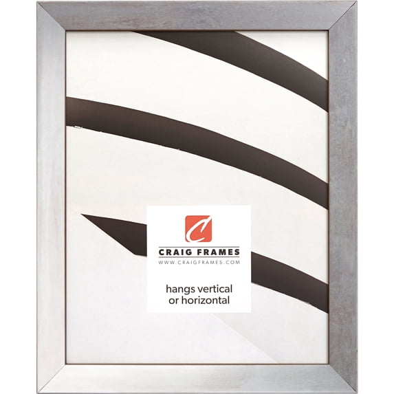 Craig Frames Alloy, 20x26 inch Picture Frame, Nickel