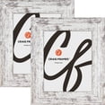 thumbnail image 1 of Craig Frames American Barn, 14x14 inch Picture Frame, Faux White Barnwood, Set of 2, 1 of 5